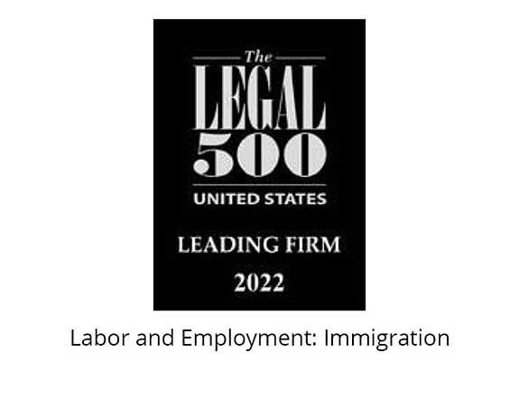 The Legal 500 United States Leading Firm 2022