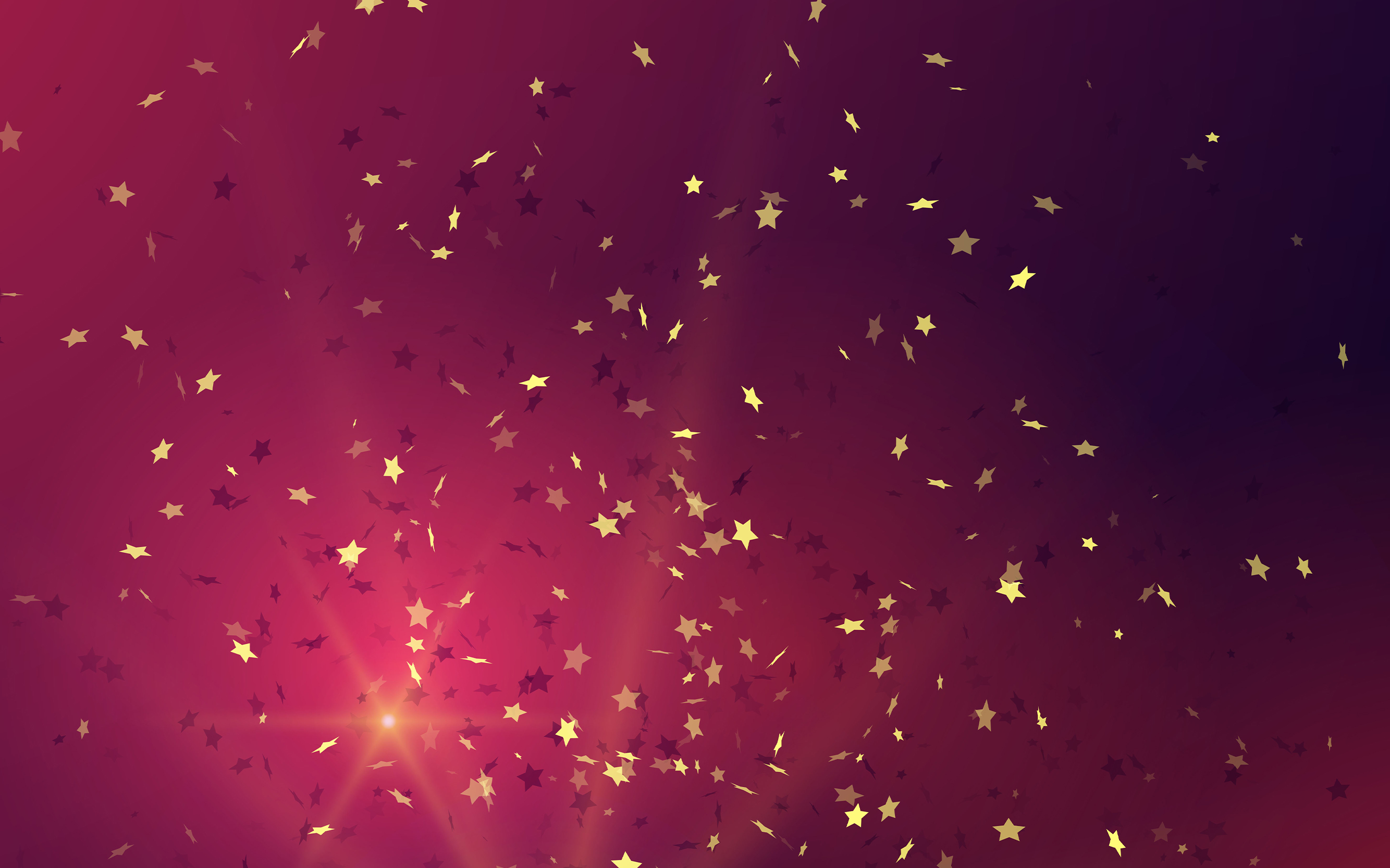 Red background with gold glitter
