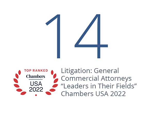 14 Nelson Mullins Litigation: General Commercial Attorneys “Leaders in Their Fields” Chambers USA 2022