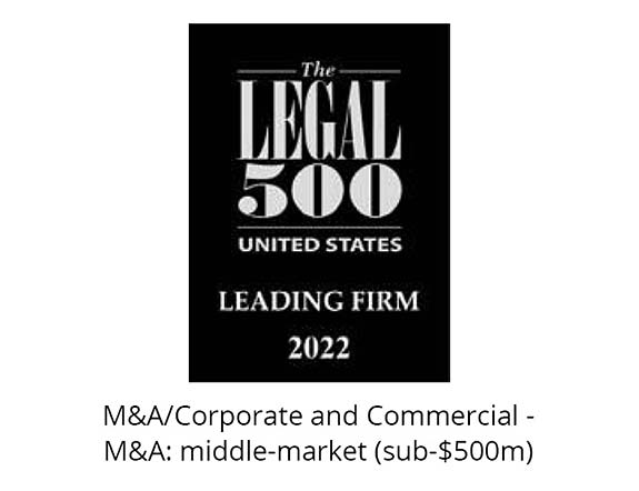 The Legal 500 United States Leading Firm 2022