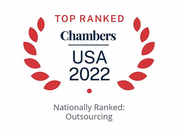 Top Ranked Chambers USA 2022 Nationally Ranked: Outsourcing