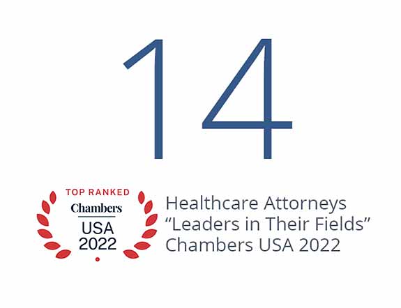 14 Nelson Mullins Healthcare Attorneys “Leaders in Their Fields” Chambers USA 2022